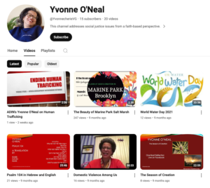 Yvonne O’Neal YouTube Channel